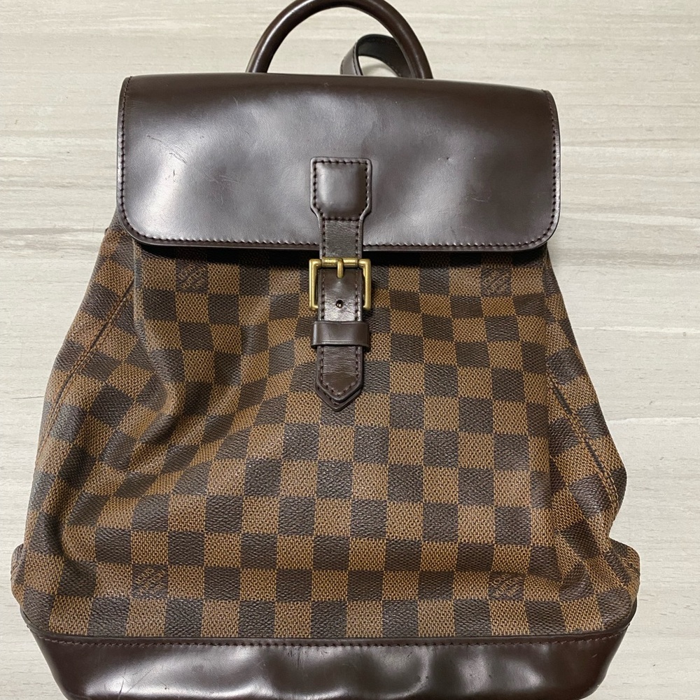 LV Damier Ebene Soho backpack